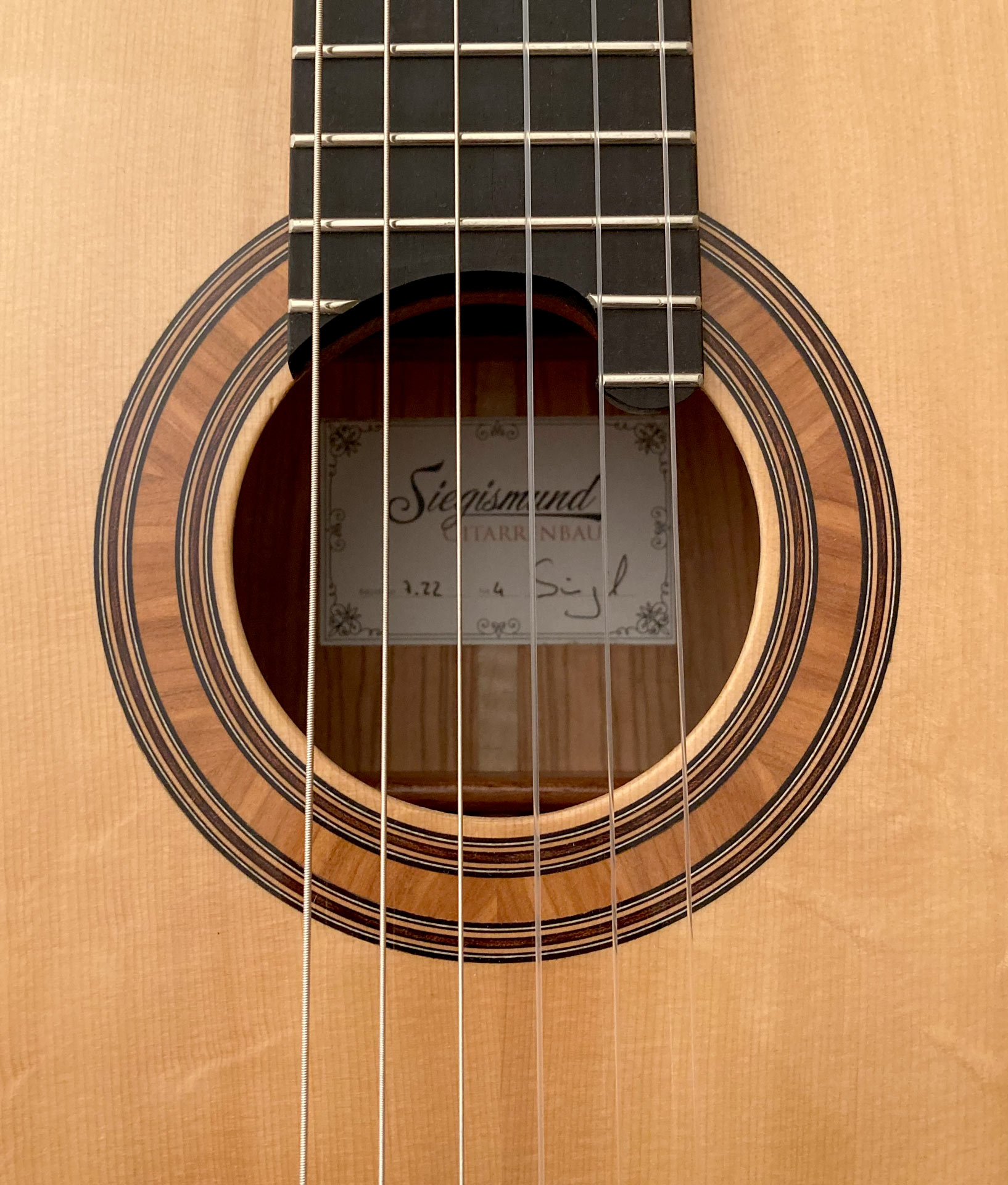 Gitarre Olive von Siegismund Gitarrenbau